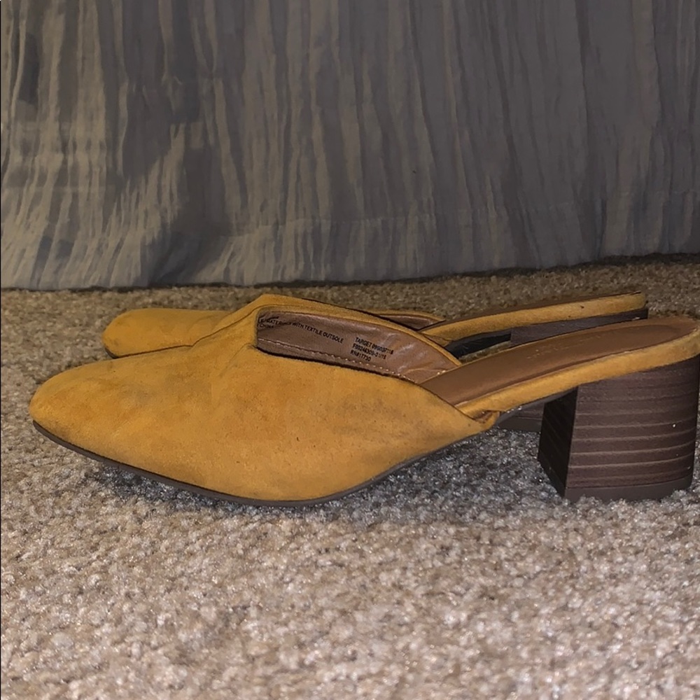 Slide On Kitten Heel Mule
